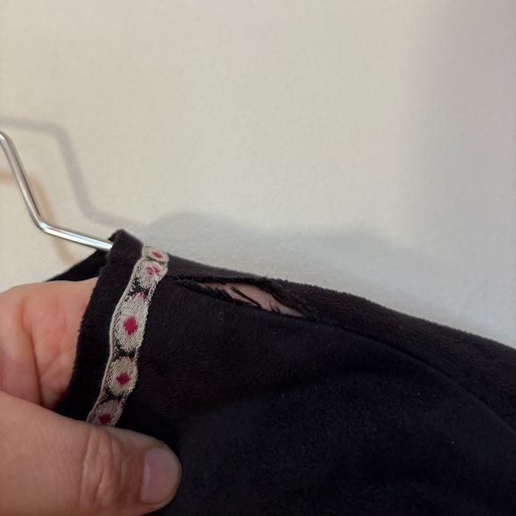 NWOT Free People Anna Sui Suede Cape Size Medium - Picture 7 of 14